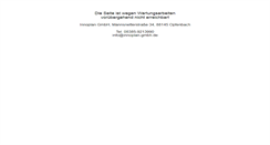 Desktop Screenshot of innoplan-gmbh.de