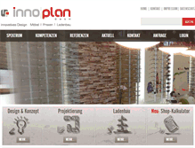 Tablet Screenshot of innoplan-gmbh.com